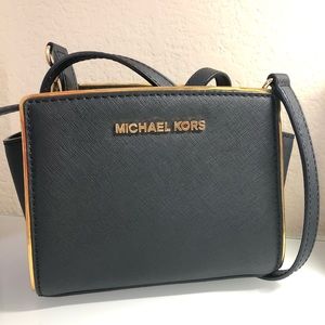 Michael Kors Selma Mini Saffiano Leather Bag